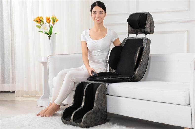 Fangao Electric 4 Sets Jade Shiatsu Remote Control Massage Cushion