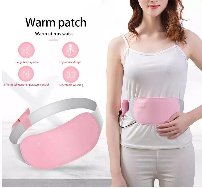 Relieve Menstrual Cycle Pain Heated Warm Uterus Womb Waist Relief Abdominal Belt