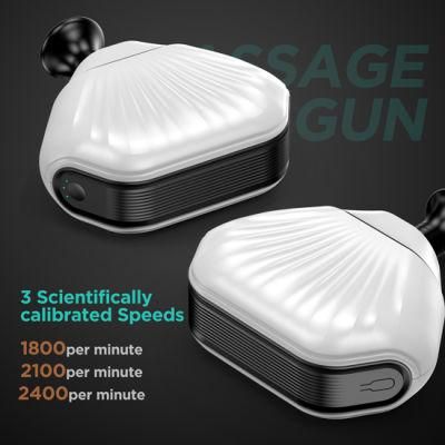 Massage Machine Fascia Gun Sport LCD Screen Hand Held Deep Tissue Heated Muscle Massage