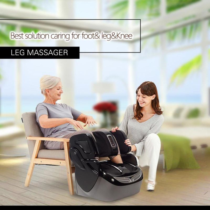 Blood Circulation Leg Massage Machine Electric Calf Foot Massager with Heating