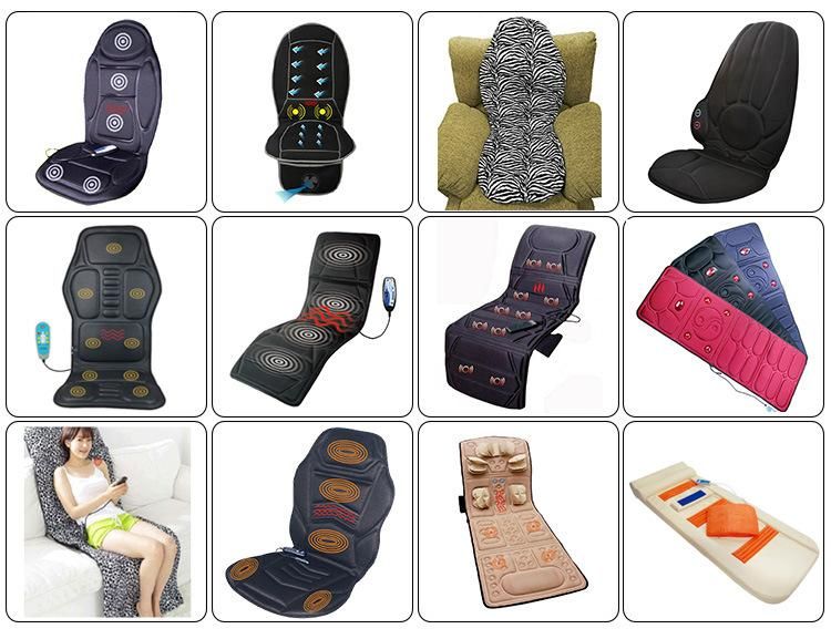 Magnetic Vibration and Heating Back Shiatsu Car Seat Massage Cushion