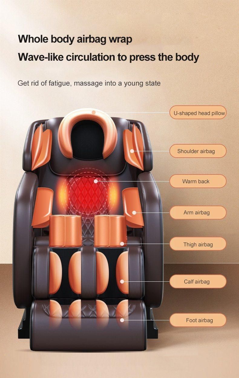 Ningde Crius C8007-15 Home Office 4D Zero Gravity Shiatsu Electric Cheap Luxury Design Body Massager Full Body Massage Chair