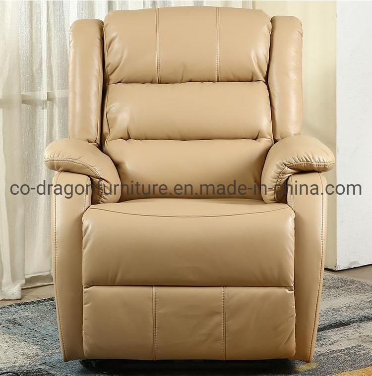 Modern High Back Adjustable Leisure Massage Chair Sets with Leather