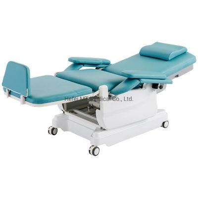 Mt Medical Hospital Furniture Infusion Phlebotomy Donation Collection Mobile Electric Blood Donor Drawing Hemodialysis Dialysis Chair