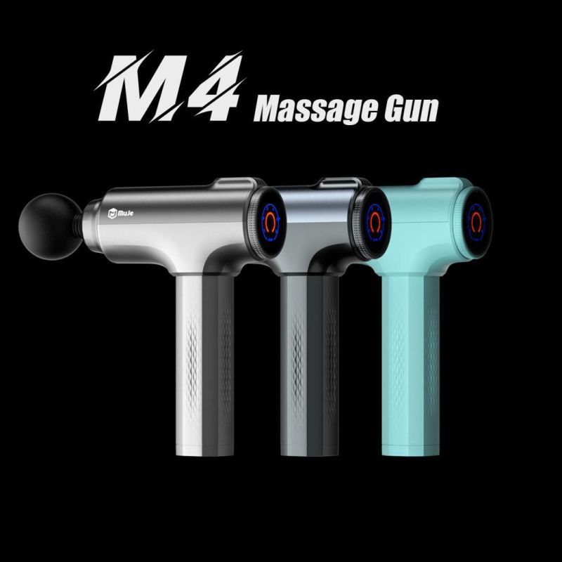 2021 Muje M4 Handheld Deep Muscle Tissue Relaxer Massage Gun