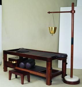 Ayurveda Oil Thai Solid Wood Massage Table Beauty Chair (08D01)