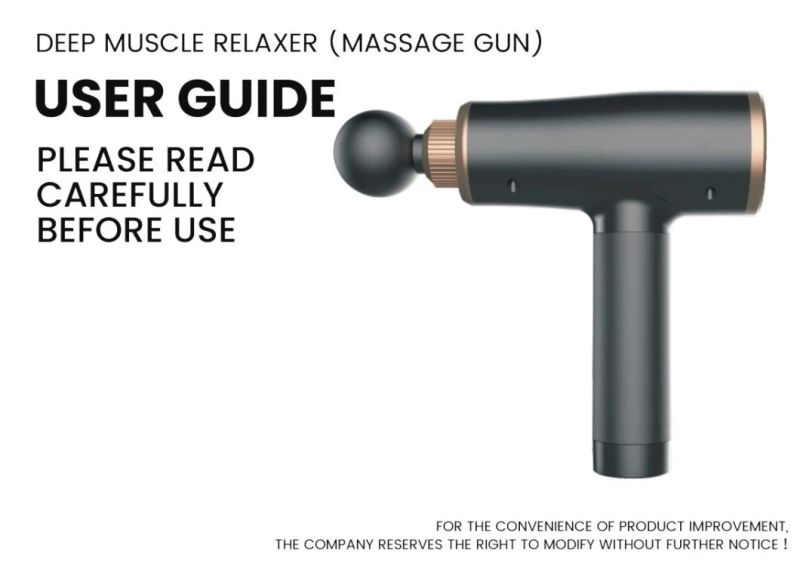 24V Deep Tissue Massage Gun / Muscle Stimulator Theragun Vibration Massage Gun