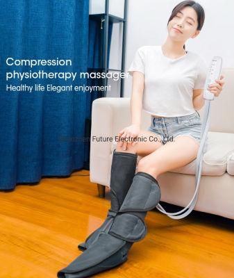 Wholesale ODM CE RoHS Certified Innovative Shiatsu Inflatable Body Air Compression Foot and Leg Massager with Heating