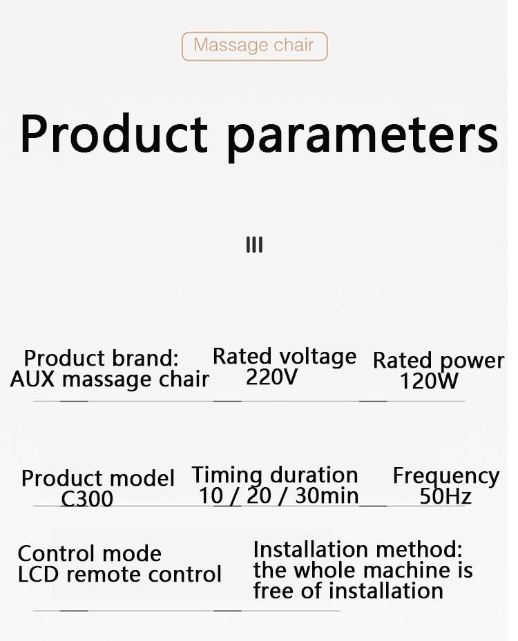 3D Manipulator Full Body Massage Chair