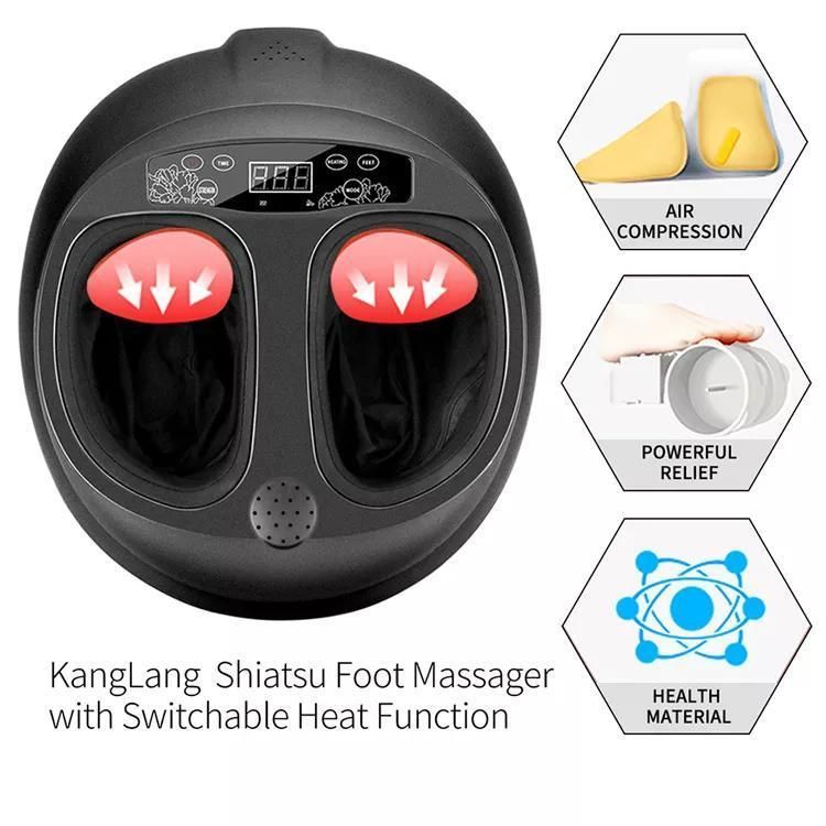 Fashion Electric Heating Mechanical Massage Leg Blood Circulation Machine Ion Cleanse Detox Foot SPA Massager