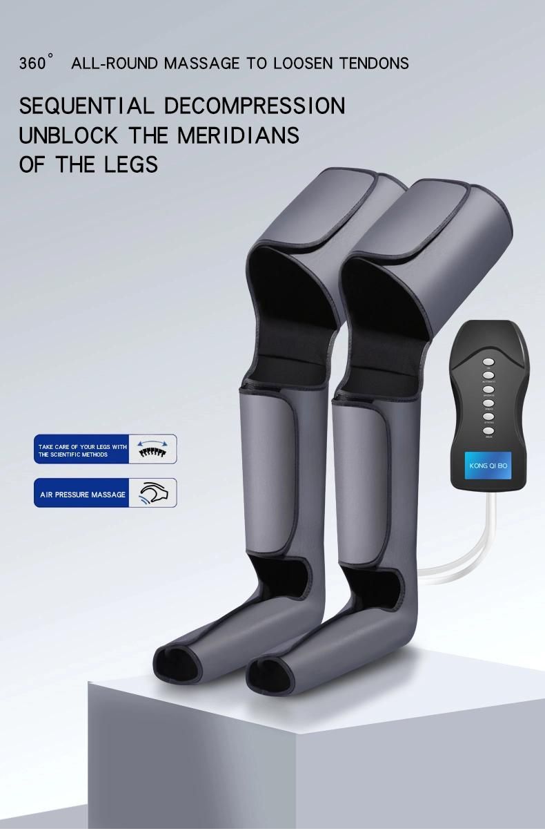 Leg Massager for Circulation - Foot and Calf Massager, Air Compression Leg Wraps Massage Boots Machine for Home Use Leg Massage