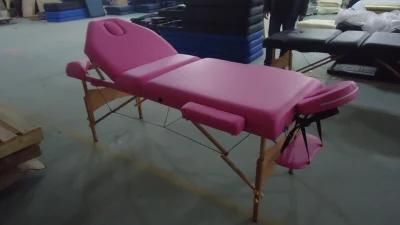 3 Section Adjustable Traditional Massage Table SPA Bed