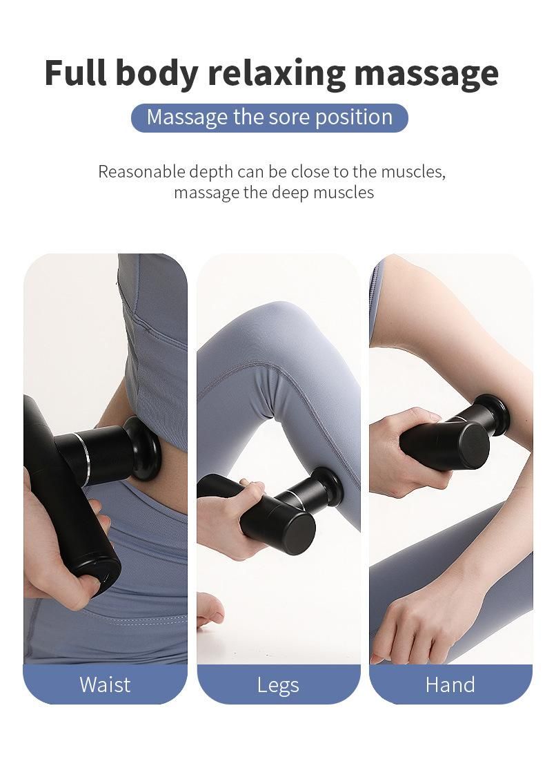 2021 Muscle Massage Machine Cordless Mini Fascia Massage Gun