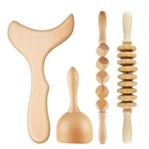 Cloud&Dragon Wooden Therapy Massage Tools Set for Wooden Lymphatic Drainage Tool Maderoterapia Kit