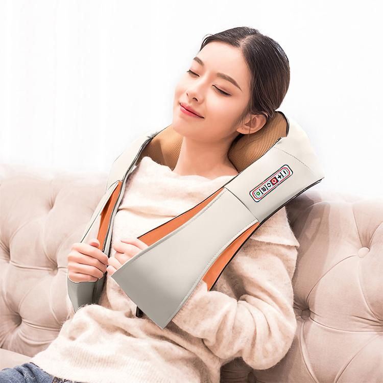 2021 New Electric Massage Cape Shawl Shoulder Massage for Car Home Use Neck Shoulder Massager with Heat