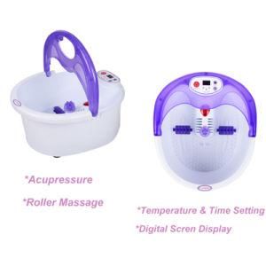 Roller Heating Foot SPA Tub Massager Body Massager