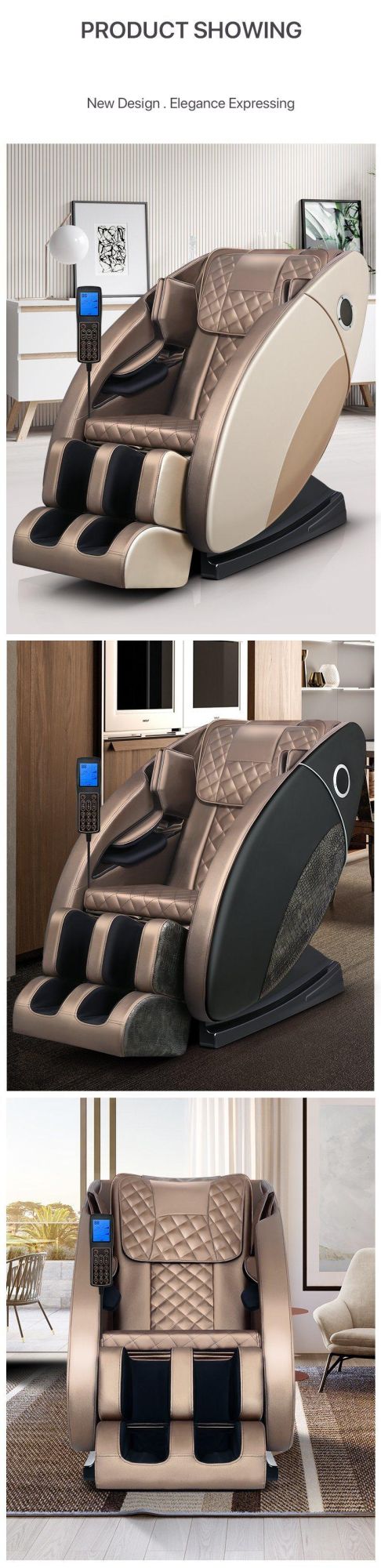 Jare R5 New Design Hot Sales Factory Price with Zero Gravity Chair Shiatsu Massager Full Body Electric Cheap Massage Chair