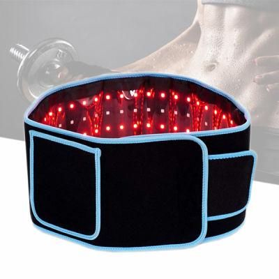 2022 New Flexible Wearable 660nm 850nm Slim Laser Lipo Belt 360 Weight Loss LED Red &amp; Infrared Light Therapy Belt W/Timer