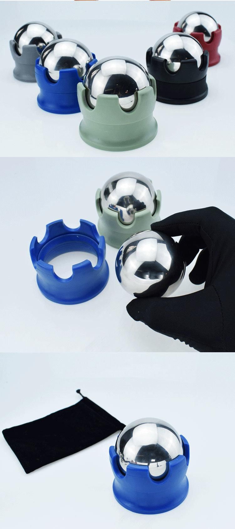 Health Product Stainless Steel Ice Ball Cold Roller Massage Ball