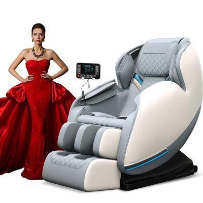 Professional Massage Best Grey Zero Gravity Human Touch Stretch 4D Track Latest Electronic Massage Chair Body Massager