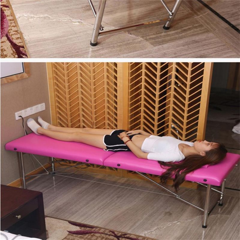 2022 New Folding Salon Treatment Therapy Collapsible Tattoo Beauty SPA Moxibustion Massage Bed
