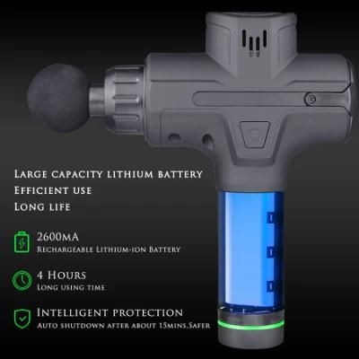 Portable 12V Massage Gun Removable Battery Deep Muscle Massage Gun