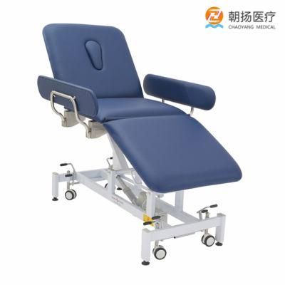 General Examination Table Two Armrest Electric Physiotherapy Treatment Beds