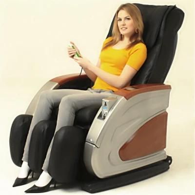 Wooden Armrest Vending Massage Chair with Coin Acceptor