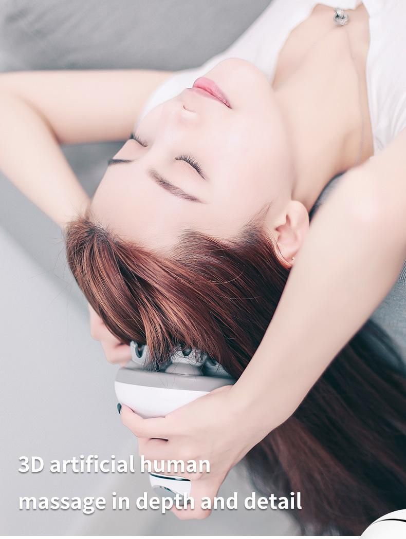 Sale Vibrating Portable Automatic Plastic Brush Electric Scalp Machine Silicone Smart Head Massage Ipx 7 Head Body Scalp Knead Vibrating Head Health Goods