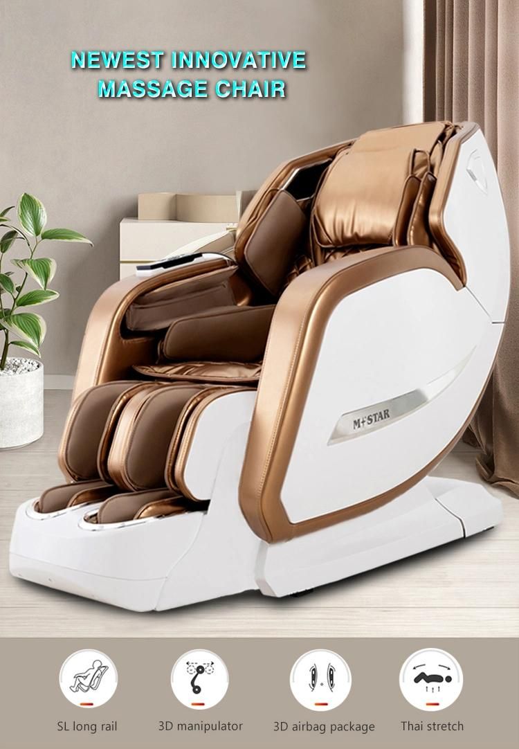 Cool Luxury Best Quality Full Body Air Bags Massage Chair 3D Zero Gravity