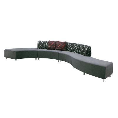 Wave Shape Soft and Comfortable Home Sofa in Stock