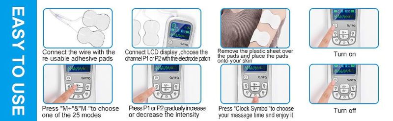 Medical Muscle Stimulator Body Massager Physiotherapy Instrument Therapy