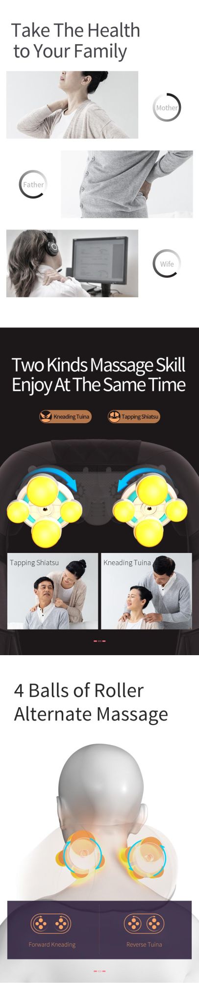 2019 Shoulder Neck Massager with Heating