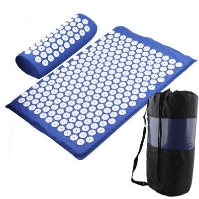 Eco Material Foot Shaktiabsplastic Spikes Linen Natural Acupressure Mat