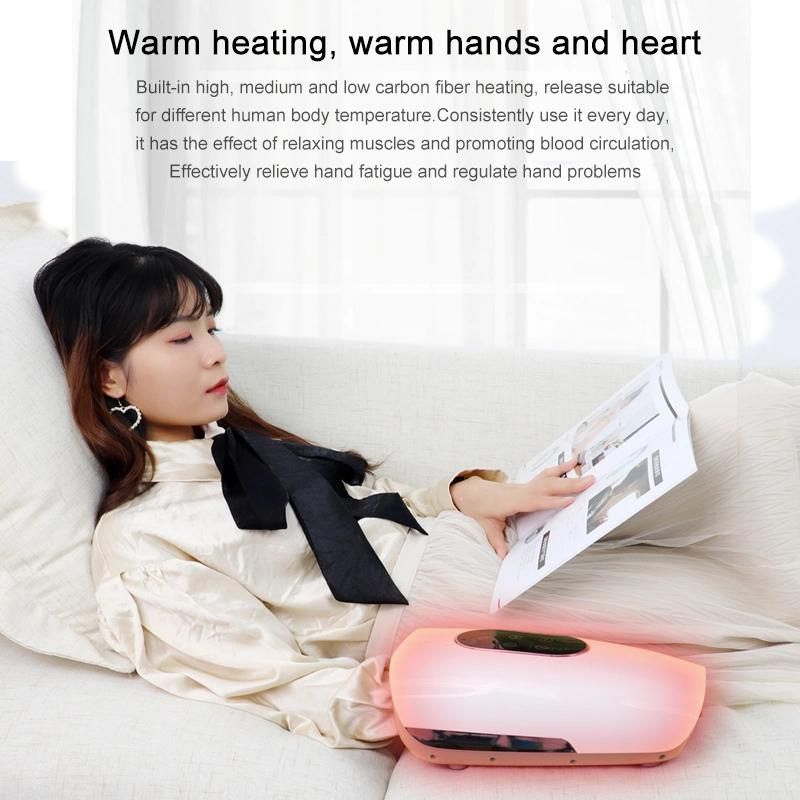 Amazon Hot Product Wireless Hand Massager Pain Relief for Waist and Palm, Finger with Heat and Air Pressure Massager Device