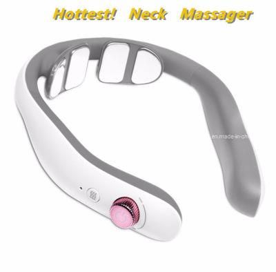 2022 Electric Neck Massager Shiatsu for Pain Relief Intelligent Shiatsu with Heating Cooler 6 Modes