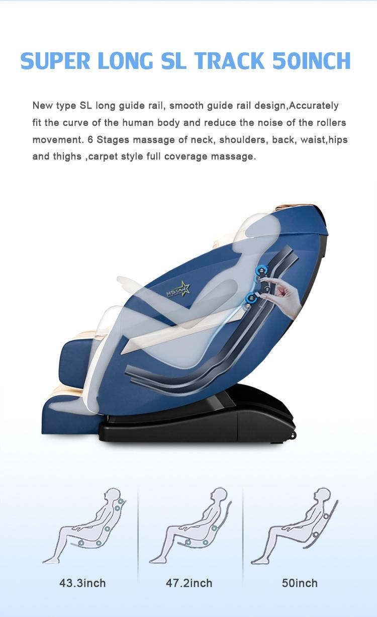 High End Zero Gravity Reclining Back Knocking Massage Chair Full Body