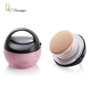 Beauty Care Mini Vibration Massager with Powder Puff for Women
