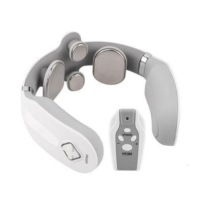 Smart Rechargeable Wireless Neck Massager 360 Infrared Physiotherapy Intelligent Neck Massager