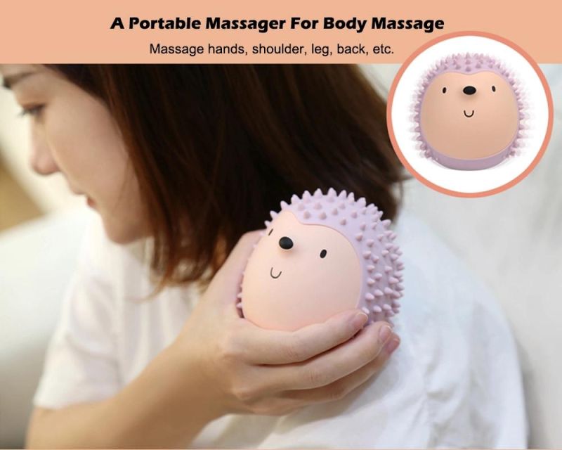 2022 New Gift Electric Vibration Mini Hot Compress Body Massager