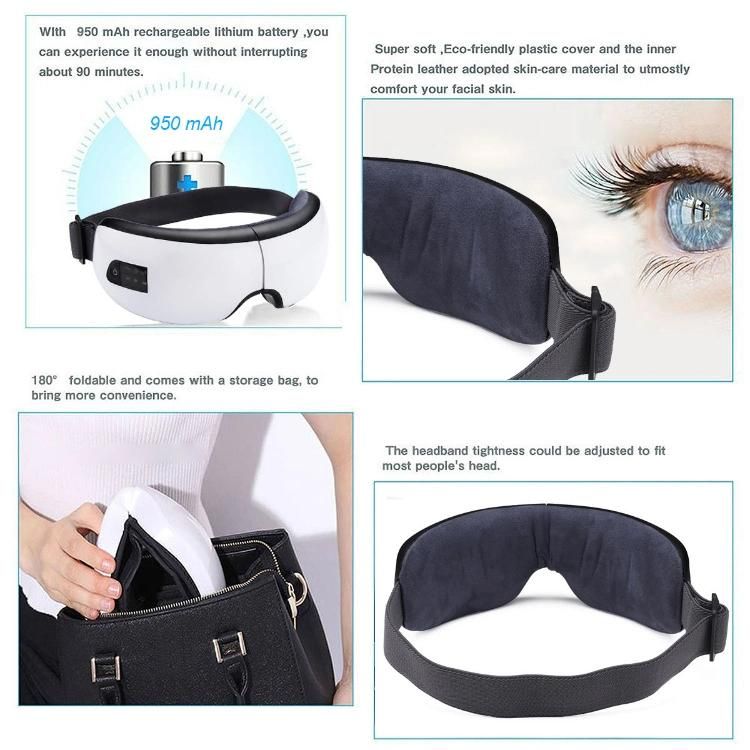 Hot Wireless Eye Care Vibrating Eye Massager for Alleviate Fatigue