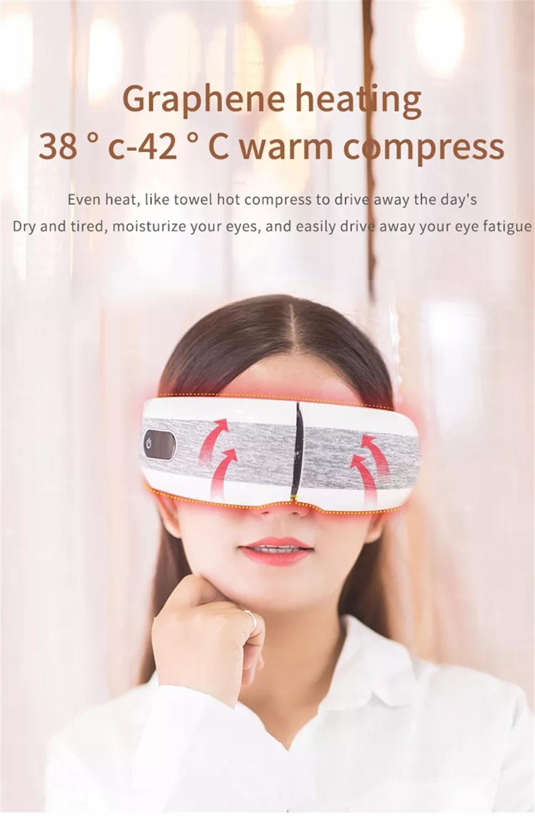 Vibrate Heating Therapy Eye Care Relieves Fatigue Vibration Relaxing Acupoints Massage Device Electric Vibration Eye Massager