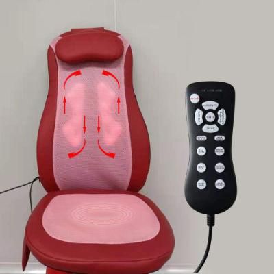 Best Electric Heated Full Body Shiatsu Massage Seat Cushion, Massage Chair Equipment, Car Seat Back Massager for Home Office and Car Use