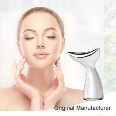 USB Charging Facial and Lifting Face Anti-Aging Neck Massager with Heat