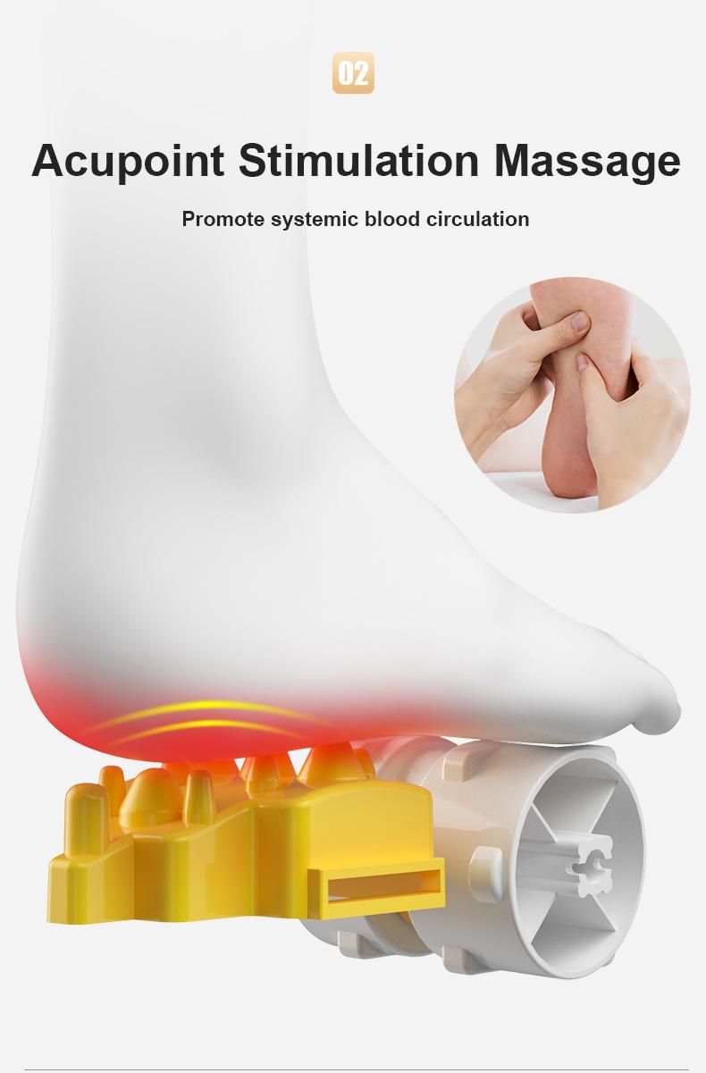 Acupuncture Electric Stimulation Vibrating Blood Circulation Foot Massager