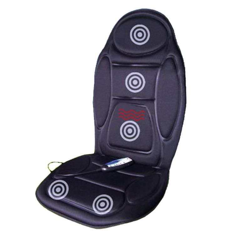Electric 5 Motors Heated Vibration Massage Mattress Thermal Massage Cushion for Car and Home