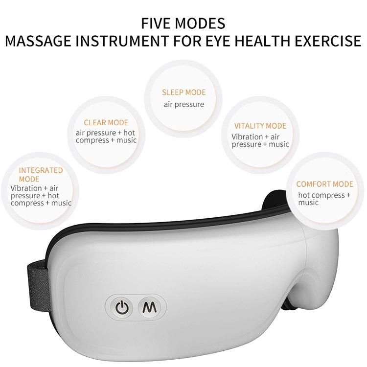 New Multifunctional Electric Eye Massage Instrument Heating Massage Music