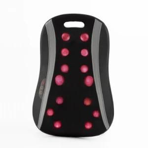 New Heating Shiatsu Back Shiatsu Infrared Massage Cushion, Vibration Shiatsu Neck Massage Cushion for Car Use