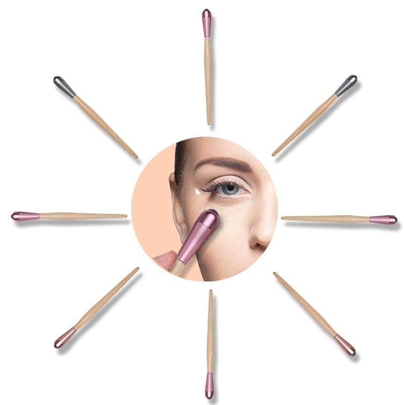 Superior Quality Pink Mini Jade Roller Facial and Eye Massage Apparatus Lip Pen Eye Massager