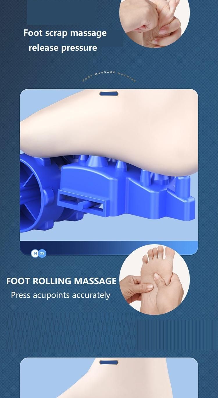 Z808 Electric Shiatsu Heating Roller Massage Blood Circulation Machine Massage Machine Roller Foot Massager